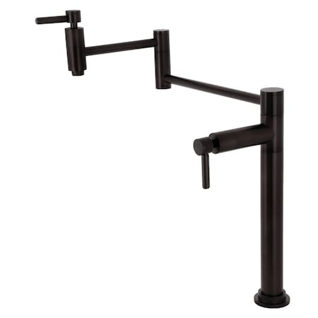 Kingston Brass Deck Mount Pot Filler, Oil Rubbed Bronze KS8705DL